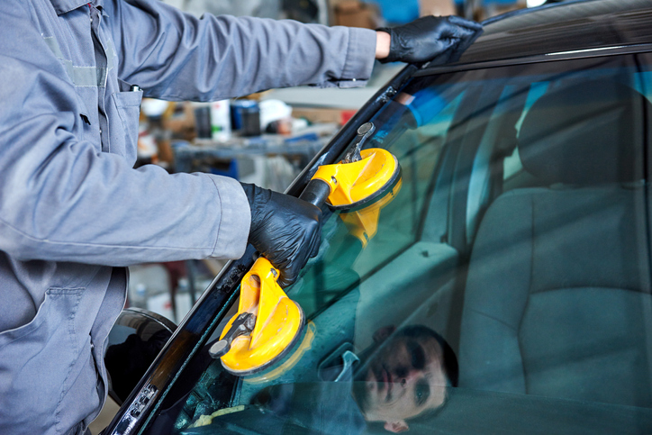 automobile windshield replacement by Crown Repair Center